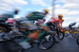 The pack rides during the last stage of the Tour de France cycling race with start and finish in Paris, Sunday, July 26, 2026. (AP Photo/Thibault Camus)